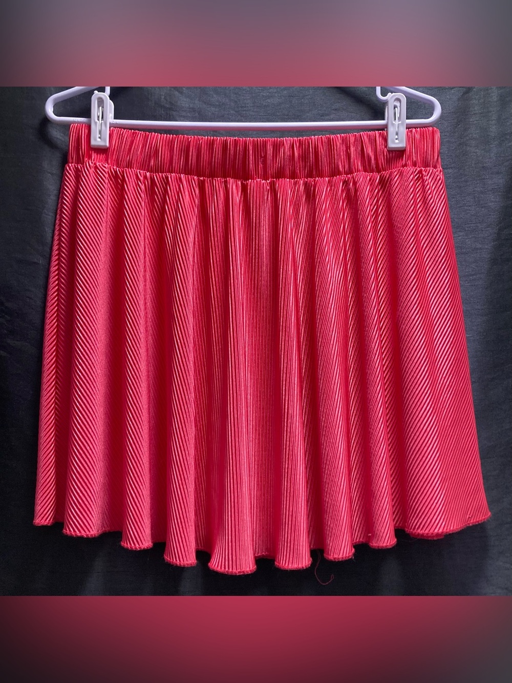 Ardene Pink Pleated Mini Skirt Large Y2K Coquette Barbiecore - Picture 3 of 3